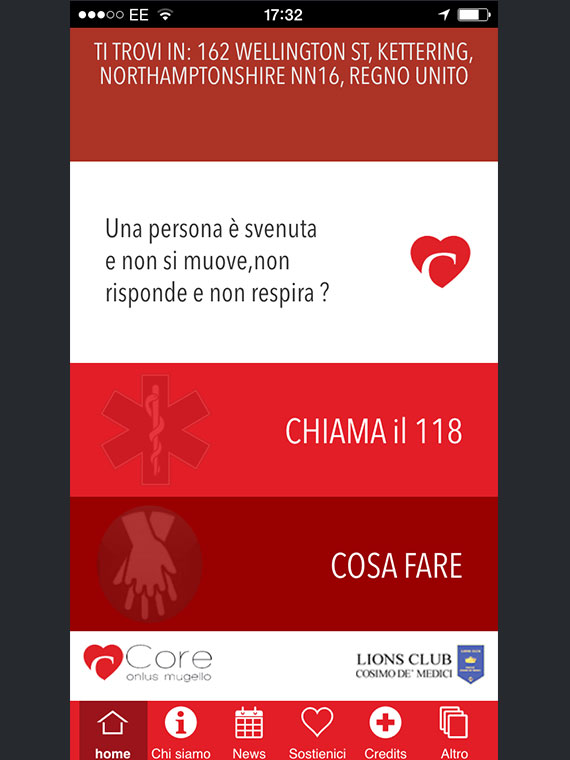 CORE Onlus Mugello è la nuova applicazione per smartphone e tablet.